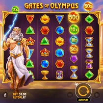 Snatch Casino - Gates of Olympus - Zeusz Szorzók